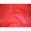 Leather Crocodile Nile Watermelon embossed Faux vinyl fake upholstery fabric sold per yard 55" Wide